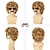 cheap Synthetic Trendy Wigs-Disco Wig70&#039;S Costumes Wig Afro Wig Men Short Curly Natural Fluffy Synthetic hair Wig for Halloween Disco Party
