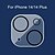 abordables Protectores de pantalla para iPhone-2 piezas protector de lentes de cámara Para Apple iPhone 15 Pro Max Plus iPhone 14 Pro Max 14 Plus 13 12 11 Pro Max Mini SE Vidrio Templado Dureza 9H Anti Burbujas Anti-Huellas Alta definición (HD) A