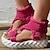 זול סנדלי נשים-סנדלי טריז לנשים נעלי נוחות יומיות צבע אחיד קיץ אופנה מינימליזם שחור לבן חום