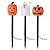 billiga Utomhus- och trädgårdsdisplayer-Halloween solcellslampor onda pumpa uteplatslampor läskigt lyser upp din utomhus jack o' lantern dekoration pumpa skalle spöke för halloween tacksägelsehelger