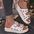 cheap Women&#039;s Sandals-Women&#039;s Sandals Slippers Wedge Sandals Flat Sandals Platform Sandals Daily Leopard Snake Summer Rivet Flat Heel Open Toe Punk Fashion Casual PU Loafer Buckle Leopard Print Snake pattern Black