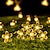 olcso LED szalagfények-virág napelemes tündérfények Sakura kültéri vízálló kerti lámpák kemping újdonság udvari fényfüzér karácsonyi kávézóhoz kert hátsó udvar erkély veranda dekoráció