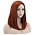 cheap Movie Character Wigs-The Movie Black Widow Cosplay Wigs for Women Anime Synthetic Shoulder Length Brown Silk Straight Wigs for Girls Party Daily Use Halloween Wigs