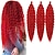 abordables Trenzas-Extensiones de cabello de ganchillo de onda profunda de 24 pulgadas con ondas oceánicas Cabello trenzado rizado 3 paquetes de trenzas de ondas de agua onduladas largas para mujeres Cabello trenzado de