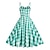 abordables Vestidos-Retro Antiguo 1950s Rockabilly Vestido de una línea Vestido swing Halter Cuadros A Cuadros A cuadros Guingán Disfraz Mujer Mascarada Casual Diario Despedida de Soltera Adulto Vestido Vestidos de