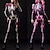 cheap Carnival Costumes-Skeleton / Skull Zentai Suits Party Costume Bodysuits Full Body Catsuit Adults&#039; Women&#039;s One Piece Scary Costume Performance Party Halloween Carnival Masquerade Mardi Gras