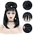 preiswerte Kostümperücke-Lydia Deetz Cosplay Kostüm Party Perücke Braut flauschige Brötchen lockige Damen schwarz mittellang gerade Käfer Perücke mit Pony Halloween Kostümzubehör