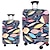 olcso poggyász és utazási tárolás-strapabíró utazási poggyászhuzat, dacron elasztikus bőröndvédő védő, összecsukható, mosható poggyászvédő védő