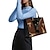 お買い得  グラフィックプリントバッグ-女性用 ハンドバッグ トートバッグ キャンバストートバッグ ポリエステル 日常 祝日 プリント 大容量 折り畳み式 ライトウェイト 猫 3D ブルー 褐色 コーヒー