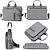 Χαμηλού Κόστους Τσάντες Laptop, Θήκες &amp; Μανίκια-13 13,3 14 15 15,6 16 17 17,3 ιντσών τσάντα φορητού υπολογιστή αντικραδασμική &amp;αμπέραζ; αδιάβροχο χαρτοφύλακα messenger τσάντα ώμου επαγγελματική τσάντα εργασίας Θήκη για φορητό υπολογιστή macbook air