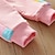 preiswerte Sets-2 Stück kinderkleidung Mädchen Farbblock Tasche Set aus Kapuzenpullover und Jogginghose einstellen Langarm Modisch Outdoor 7-13 Jahre Frühling Rosa Purpur