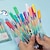 cheap Painting, Drawing &amp; Art Supplies-6pcs Rainbow Gradient Gel Pens Glitter Colors