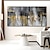 cheap Abstract Paintings-Handmade Oil Painting Canvas Wall Art Decoration Modern   Abstract Gold Horizontal Large Size for Living Room Home Decor Rolled Frameless Unstretched Painting