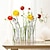 baratos Vasos &amp; Cesto-vaso de flores articulado, conjunto de vaso de flores dobrável, vaso de flores dobrável com design articulado, tubo de ensaio de vidro de cristal diy mutável com 6/8 tubos de ensaio e ganchos em forma de s