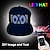 cheap Novelties-Programmable Creative RGB LED Hat Bluetooth Shining Caps Mobile APP Control Editing Words Hip Hop Electronic Prop For Halloween