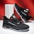ieftine Adidași Bărbați-Bărbați Adidași Pantofi de confort Drumeții Plimbare Sportiv Casual În aer liber Zilnic Tăiați volantul Respirabil Comfortabil Anti-Alunecare Loafer Negru Gri Vară Toamnă