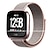 billiga Fitbit klockband-Klockarmband för Fitbit Versa 2 / Versa Lite / Versa SE / Versa Tyg Nylon Ersättning Rem Mjuk Andningsfunktion Sport loop Armband