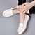 ieftine Mocasini de Damă-Pentru femei Pantofi Flați Slip-On-uri Mocasini Mărime Plus Size Pantofi de confort În aer liber Zilnic Culoare solidă Vară Toc Drept Vârf pătrat Casual Confortabili minimalism Plimbare Imitație