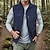 cheap Men&#039;s Active Outerwear-Men&#039;s Waterproof Fishing Vest Hiking Vest Sleeveless Outerwear Jacket Zip Top Outdoor Windproof Ultra Light (UL) Quick Dry Autumn / Fall Spring Back Venting Design Chinlon Solid Color Red Army Green