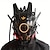 ieftine Novelty-mască cyberpunk mască rotundă luminoasă împletitură festival de muzică mască cu lumină LED cosplay aplicație mobilă cosplay, mască mecanică futuristă science fiction halloween cosplay măști samurai,