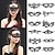 cheap Halloween 2023-2023 HOT SALES Women Hollow Mask Sexy Cosplay Lace Masquerade Eye Mask Lingerie Cosplay Accessories Gothic Fetish 2PCS