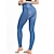 cheap Multipack-Multi Packs 3pcs Women&#039;s Blue Slim Pants Trousers Leggings Pocket Print Butterfly Street Causal Polyester Summer