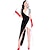 preiswerte Kostüme aus Film und Fernsehen-Hundert und ein Dalmatiner Cruella De Vil Kleid Cosplay Kostüm Halskette Damen Film Cosplay Urlaub Schwarz Karneval Maskerade Kleid Perücke