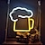 abordables Lampes décoratives, gadgets-Oktoberfest bière en forme de led enseigne au néon usb alimenté par batterie néon avec interrupteur pour chambre mariage fête d&#039;anniversaire salle de jeux maison décoration murale