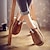 billige Flade sko til kvinder-Dame Fladsko Plus størrelse Barfodede sko Komfort Sko Daglig Helfarve Flade hæle Rund Tå Afslappet Minimalisme PU Hjemmesko Sort Brun Grøn