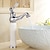 billiga Klassisk-badrumsblandare handfat blandare handfat kort/hög, enkel keramiskt handtag kärlkranar med kall och varm slang för badrumsbadkar