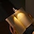 abordables Luces de lectura-mini lámpara de mesa clip de almacenamiento carga usb temperatura de 3 colores lámpara de atenuación continua led mini clip de libro luz nocturna 3w