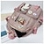 cheap Backpacks &amp; Bookbags-Women&#039;s Boys Girls&#039; Backpack School Bag Bookbag School Solid Color Nylon Large Capacity Zipper Black Pink Green