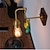 זול אורות קיר לדים-lightinthebox פנסי קיר וינטג&#039; עץ מנורת קיר e27 מנורות ליד המיטה לחדר שינה מחזיק פליז מתכוונן סלון קיר מנורות שטיפת קיר 110-240v
