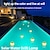abordables Luces subacuáticas-3 modelos de luz flotante solar al aire libre rgb luz que cambia de color impermeable piscina fiesta lámparas de bola decoración de iluminación de estanque