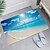 voordelige Matten &amp; Tapijten-blauwe hemel strandbadmat antislip digitaal bedrukte vloermat moderne badmatten vlies / traagschuim nieuwigheid badkamer.