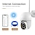 cheap Indoor IP Network Cameras-14 LED 5x Zoom HD 1080P Outdoor Camera Full-color Night Vision Surveillance Camera WIFI IP IR Camera Waterproof 200W Pixel Monitor Camera Home Security