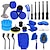 cheap Vehicle Cleaning Tools-26 Pcs Car Beauty Cleaning Tools Tire Detailing Brush Polishing Sponge Cleaning Set Car Care Sponges Cloths Brushes Kit