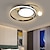 Χαμηλού Κόστους Φώτα Οροφής με Dimmer-Φωτιστικό οροφής led στρογγυλό σχέδιο φωτιστικό οροφής μοντέρνο καλλιτεχνικό μεταλλικό στυλ αλουμινίου χωρίς σκαλοπάτι, βαμμένο φινίρισμα κρεβατοκάμαρας 110-240v με δυνατότητα ρύθμισης μόνο με