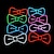 cheap Decorative Lights-Glow in the Dark LED Bow Tie Luminous Flashing Necktie For Birthday Party Wedding Christmas Decoration Halloween Cosplay Costume