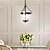 cheap Pendant Lights-Pendant Light Fixtures  Retro Gold Black Copper 3 Light Hanging Light Industrial Style Transparent Glass lampshade Chandelier Ceiling Lighting for Living Room Study Office Lighting Fixture 110-240V