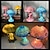 cheap Table Lamps-Mushroom Table Lamp, Simulated Stained Glass Night Light, Bohemian Resin Decorative Bedside Lamp, for Bedroom Living Room Home Office, Decor Gift