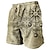 baratos shorts de suor 3d masculino-Homens Shorts de moletom Shorts de praia Shorts Terry Com Cordão Cintura elástica Impressão 3D Estampas Abstratas Respirável Macio Curto Diário Feriado Streetwear Misto de Algodão Casual Roupa