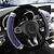 cheap Steering Wheel Covers-StarFire Universal 37-38Cm Diameter Soft Plush Rhinestone Car Steering Wheel Cover Interior Accessories Steering-Cover Car-styling
