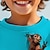 billige drenges 3d hættetrøjer og sweatshirts-Drenge 3D Grafisk Dyr Tegneserie Sweatshirt Langærmet 3D-udskrivning Sommer Efterår Mode Gade Daglig Polyester Børn 3-12 år udendørs Afslappet Daglig Regulær