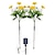 Χαμηλού Κόστους Διαδρομές και φανάρια-7 κεφαλές ηλιακό χιόνι λάμπα λωτού λουλούδι λάμπα προσομοίωσης εξωτερικού χώρου λάμπα λουλουδιών led τεχνητό λουλούδι λάμπα εισαγωγής δαπέδου λάμπα κήπου και αυλής διακοσμητικά φώτα γιορτής