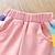 ieftine Seturi-2 piese seturi roz copii fete bloc de culoare buzunare hanorace și pantaloni set mânecă lungă modă în aer liber 7-13 ani primăvară roz violet