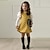 Χαμηλού Κόστους Φορέματα-Παιδιά Κοριτσίστικα Φόρεμα Πουά Μακρυμάνικο ΕΞΩΤΕΡΙΚΟΥ ΧΩΡΟΥ Causal Με Βολάν Μοντέρνα Καθημερινά Καθημερινό Βαμβάκι Μίνι Καθημερινό φόρεμα Φόρεμα πουά Άνοιξη Φθινόπωρο 2-8 χρόνια Κίτρινο Ροδοκόκκινο