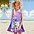 cheap Girl&#039;s 3D Dresses-Girls&#039; 3D Graphic Cat Butterfly Dress Sleeveless 3D Print Summer Spring Sports &amp; Outdoor Daily Holiday Cute Casual Sweet Kids 3-12 Years Casual Dress A Line Dress Tank Dress Above Knee Polyester