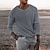 cheap Men&#039;s Pullover Sweater-Men&#039;s Sweater Pullover Sweater Jumper Ribbed Knit Cropped Knitted V Neck Clothing Apparel Spring Fall Camel Gray / GRAY S M L
