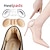 זול סוליות ורפידות-5 זוגות רפידות סיליקון לעקב לנשים מכניסות רגליים לשיכוך כאבים בעקב להקטין את גודל הנעל ריפוד כרית מילוי לבטנת נעלי עקב